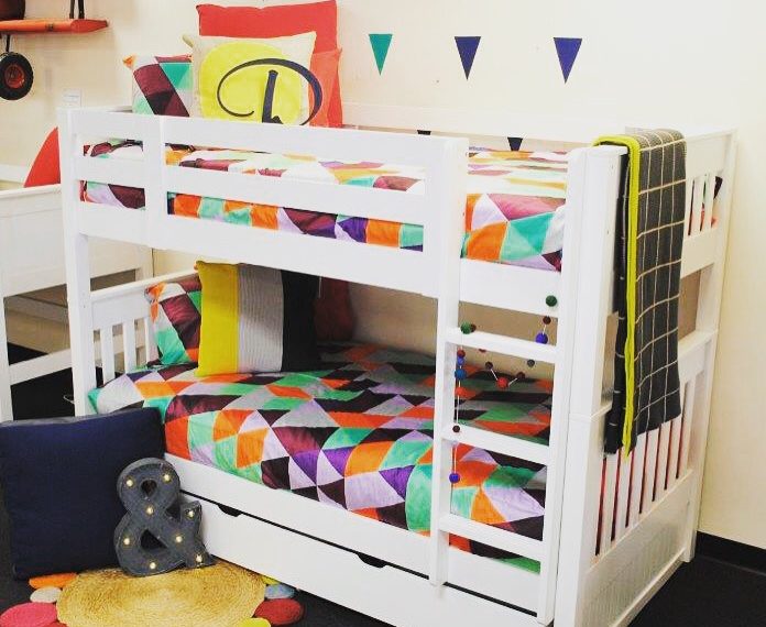 riley twin over full bunk bed