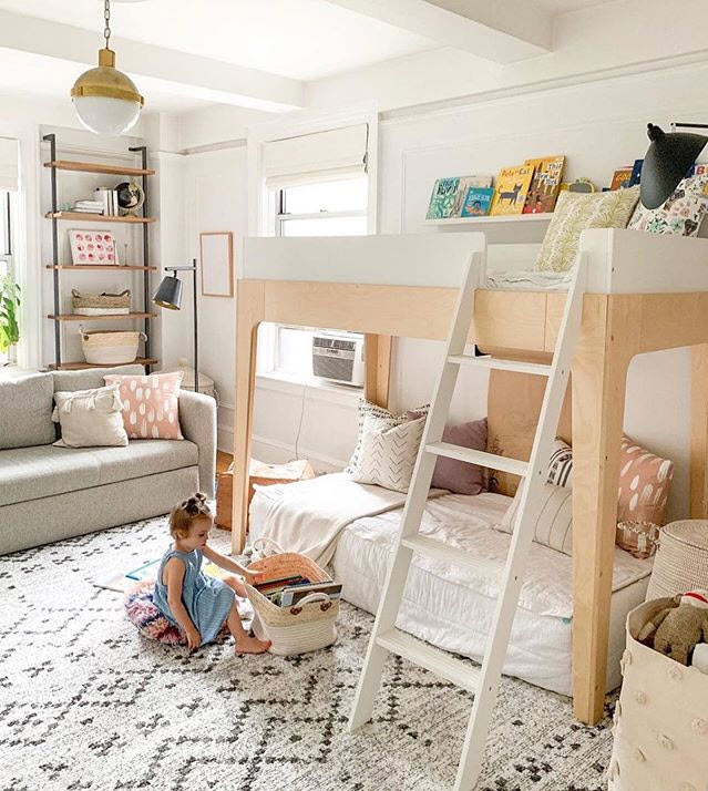 Oeuf Perch Single Loft Bed Kids, Oeuf Bunk Bed
