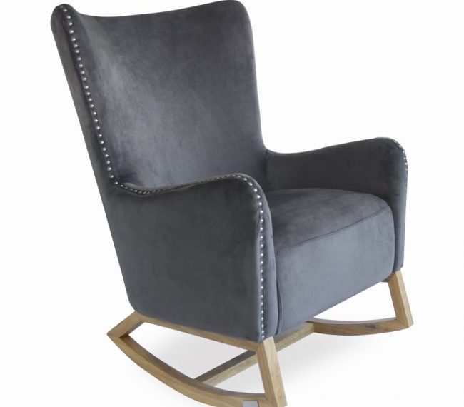 Valencia Rocking Chair Ottoman Includes Fixed Legs Out Of