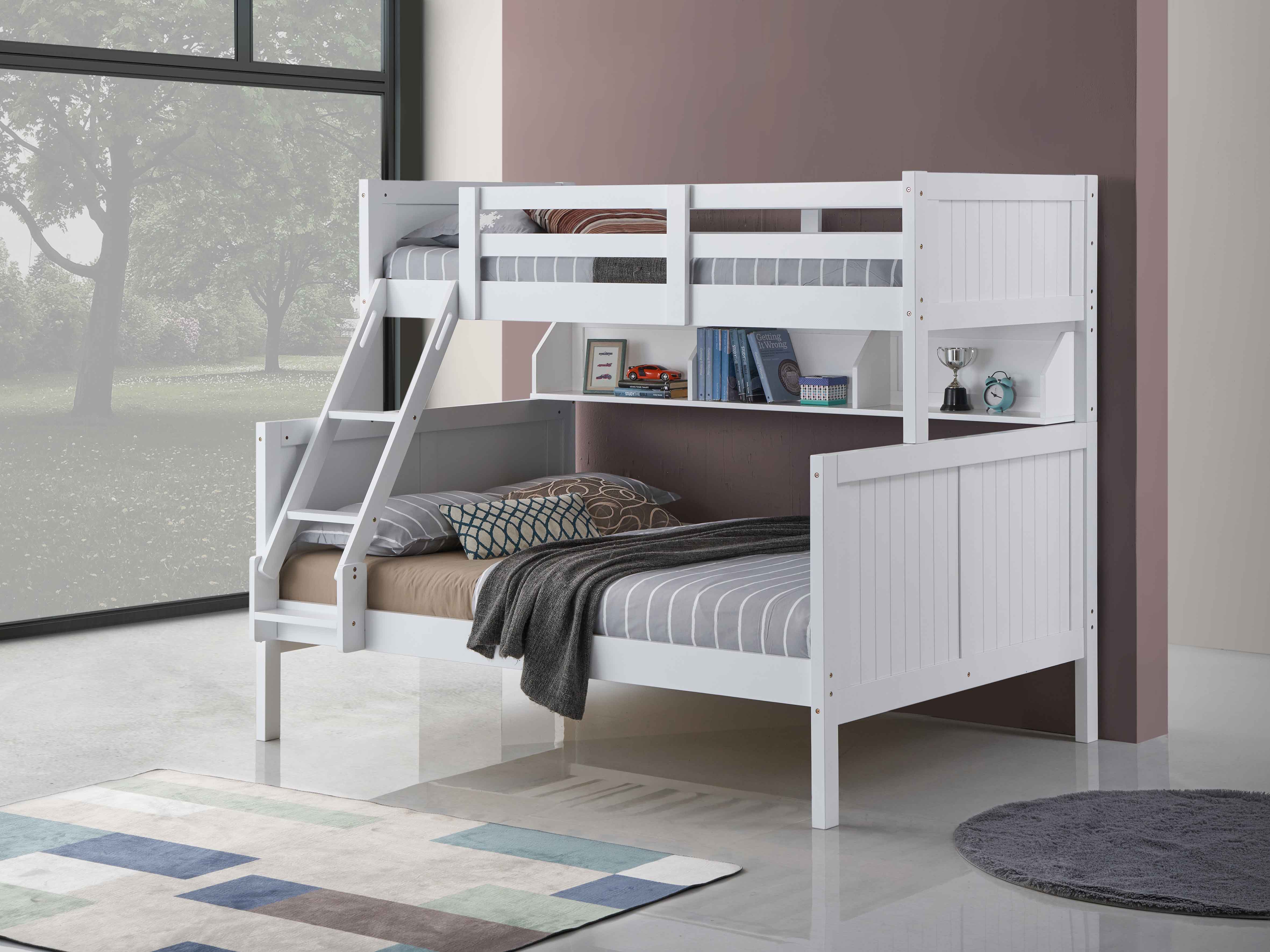 Double Bunk Bed Storage Trundle, Small Double Bunk Bed With Trundle